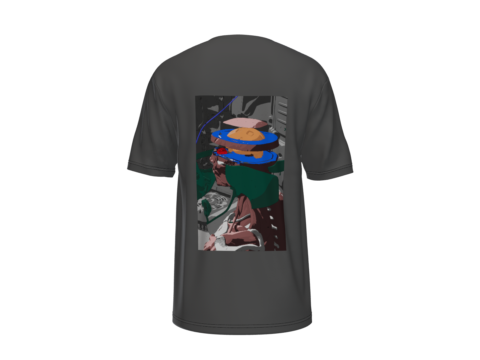 Camiseta Cápsula, trasera